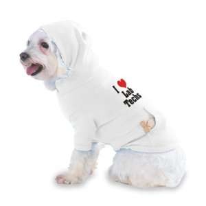  I Love/Heart Lab Techs Hooded (Hoody) T Shirt with pocket 