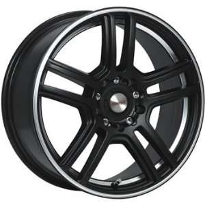 MAAS Essex 18x8 Black Wheel / Rim 5x112 & 5x4.5 with a 35mm Offset and 