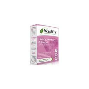  EZ MELTS Energy, Clarity and Mood 60 Tablets Health 