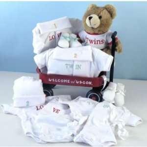 Twins Two sies Welcome Wagon Gift Set Baby