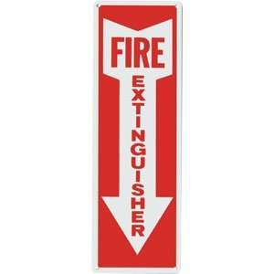  Rigid Plastic Fire Extinguisher Sign with Arrow