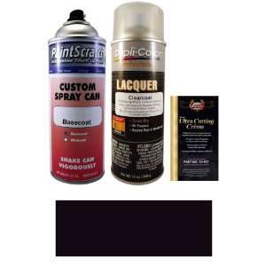 12.5 Oz. Rocker Panel Paint (Flat Black) Spray Can Paint Kit for 1996 