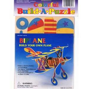    Colorful Build A Puzzle  Build Your Own Plane Toys & Games