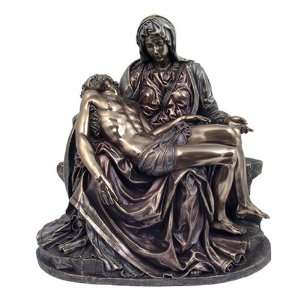Pieta Statue   Cold Cast Bronze Sculpture   Magnificent  