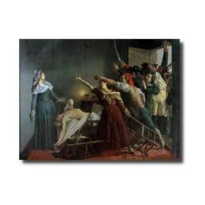  The Assassination Of Marat 1886 Giclee Print