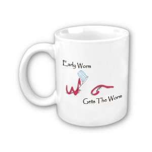  Early Worm Gets The Worm The Office coffee mug Everything 