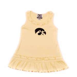    Iowa Hawkeyes NCAA Toddle Ruffle Tank Dress