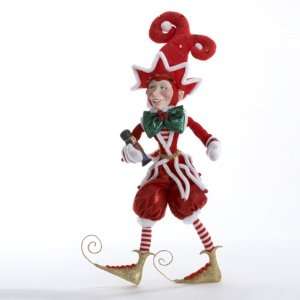  20 Red Fabric Jester Pixie with Nutcracker Christmas 