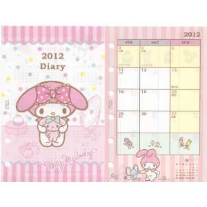  2012 My Melody Schedule Book Planner Organizer Refills 