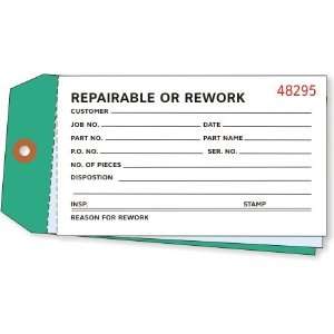  Inventory Tag   Standard 2.375 x 4.75   Repairable or 