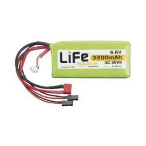  LiFe 6.6V 3200mAh 10C Rx LiFeSource Balance U Toys 