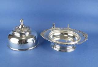 Homan Silverplate Covered Butter Dish Retro MidCentury  