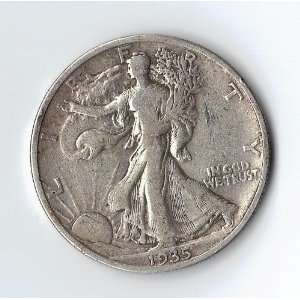  1935 S Walking Liberty Half Dollar 