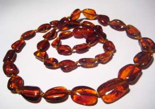 Genuine Baltic Amber Necklace 19.IN  