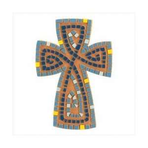 Earthernware Mosaic Cross   Style 38260 