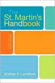 St. Martins Handbook, (0312443153), Andrea A. Lunsford, Textbooks 