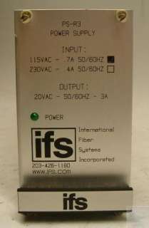 IFS PS R3 Rack Mount Power Supply  