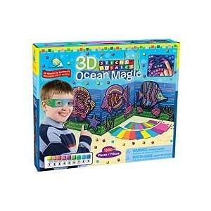  Sticky Mosaics 3D Ocean Magic Kit Toys & Games