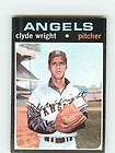 1971 Topps GREATEST MOMENTS 18 CLYDE WRIGHT EXCELLENT  