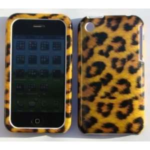  iPhone 3G 3GS Snap On Protector Case Cover Leopard Cell 
