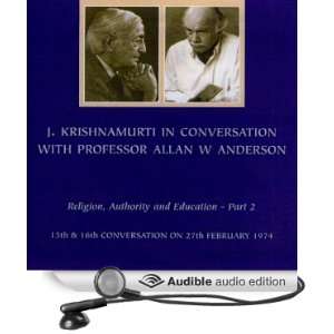   Audible Audio Edition) Jiddu Krishnamurti, Allan Anderson Books