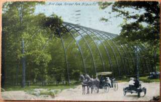 1913 Postcard Bird Cage Forest Park St Louis, Missouri  
