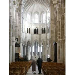 Vezelay Basilica, UNESCO World Heritage Site, Vezelay, Yonne, Burgundy 