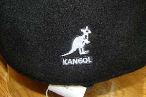 Black KANGOL Wool 504 Ivy Cap 0258BC  