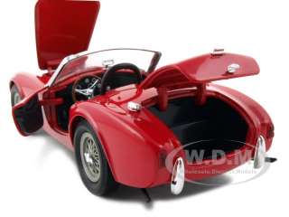 1962 SHELBY COBRA CSX2000 RED 124 DIECAST MODEL CAR  