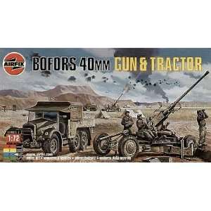  Bofors 40mm Gun & Tractor 1 72 Airfix Toys & Games