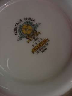 Vintage 12pc NORITAKE Cups & Saucers ALLSTON Fine China  