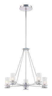 Minka Kovacs Chrome Rings 5 Light Chandelier P915 077  