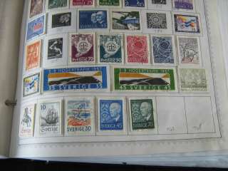 NETHERLAND & SWEDEN COLLECTION IN ALBUM FROM ESTATE (#1419), MIXED 