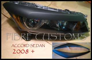 Honda Accord Sedan 08 09 10 11 Eyelids Headlight HID  