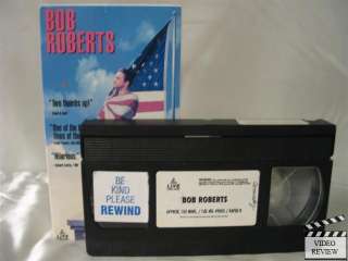 Bob Roberts VHS Tim Robbins, Susan Sarandon, Gore Vidal 012234900339 