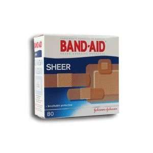    Band Aid Sheer Assorted 4669 Size 80