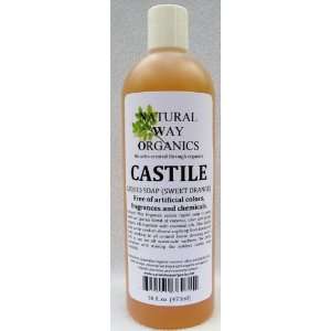  Castile Soap Sweet Orange 16 oz. (473ml)