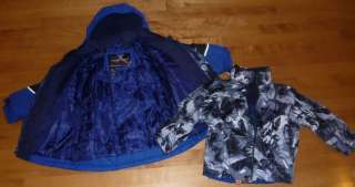 Boys ZEROXPOSUR 4 in 1 Winter Coat Ski Jacket Size 4 5/6 7 NWT All 
