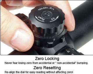 screw to control zero locking zeroing and zero resetting functions