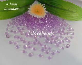 1000x 4.5mm Acrylic Diamond Confetti Wedding Party Table Scatters 