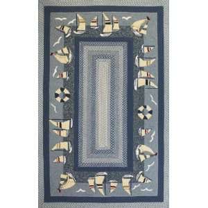  Kas Fairfax 5510 Blue 76 x 96 Area Rug