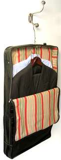 FLOTO VENEZIA TUSCAN RED LEATHER GARMENT BAG   CARRY ON  
