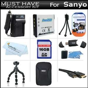  16GB Accessory Kit For Sanyo VPC CS1 High Definition 