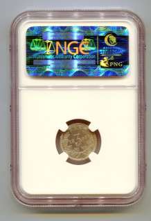 SOUTH AFRICA ZAR NGC GRADED 1897 KRUGER 3 PENCE   XF  