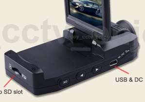 FULL HD 1080P H.264 Car DVR,SD USB 5 Mage pixel camera  