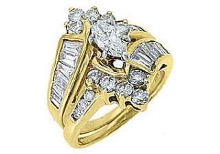 5CT WOMENS DIAMOND ENGAGEMENT RING WEDDING BAND BRIDAL SET MARQUISE 