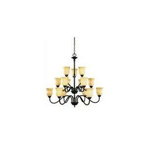  World Imports   5409 99  15 LTS CHANDELIER   Wrought Iron 