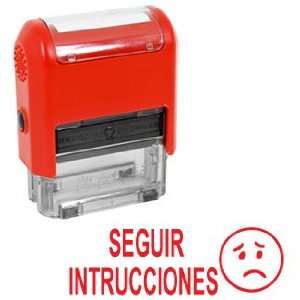    Spanish Teacher Stamp   SEGUIR INTRUCCIONES