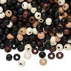 500x BULK LOTS Mixed Color Wood Flower Spacer Loose Beads 14x14mm B846
