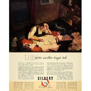   Ad Gilbert Production Paper Office Sheet Charleeon   Original Print Ad